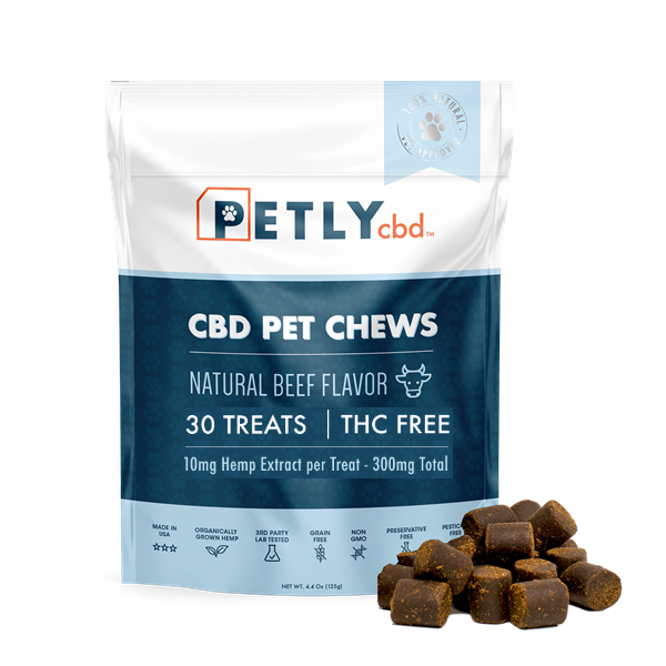 Pet Hemp CBD Dog Treats - 30 Chews